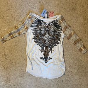 Angel & Diamonds XL Top